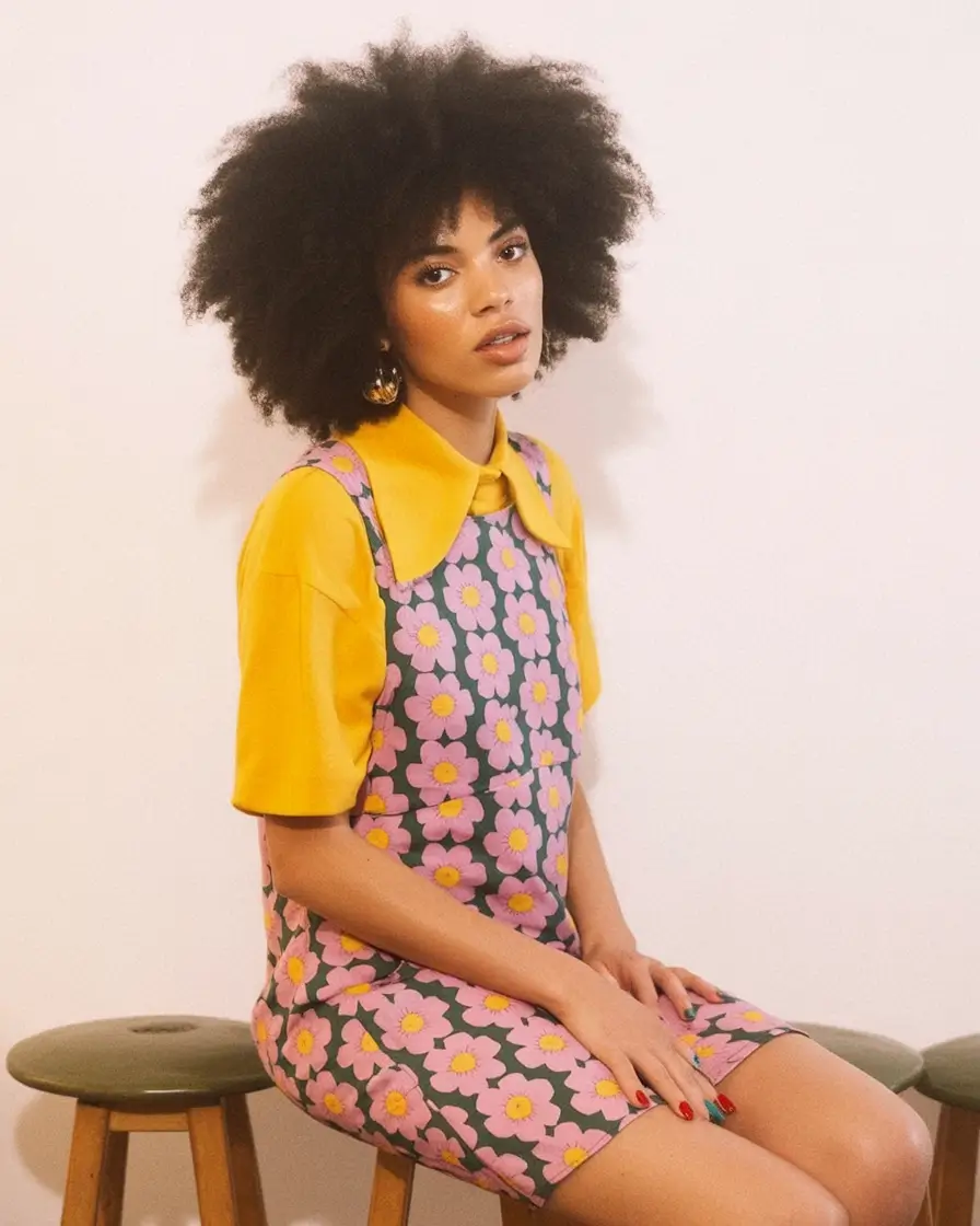 trendy spring outfits women 2026 Retro Florals and Playful Color Blocking