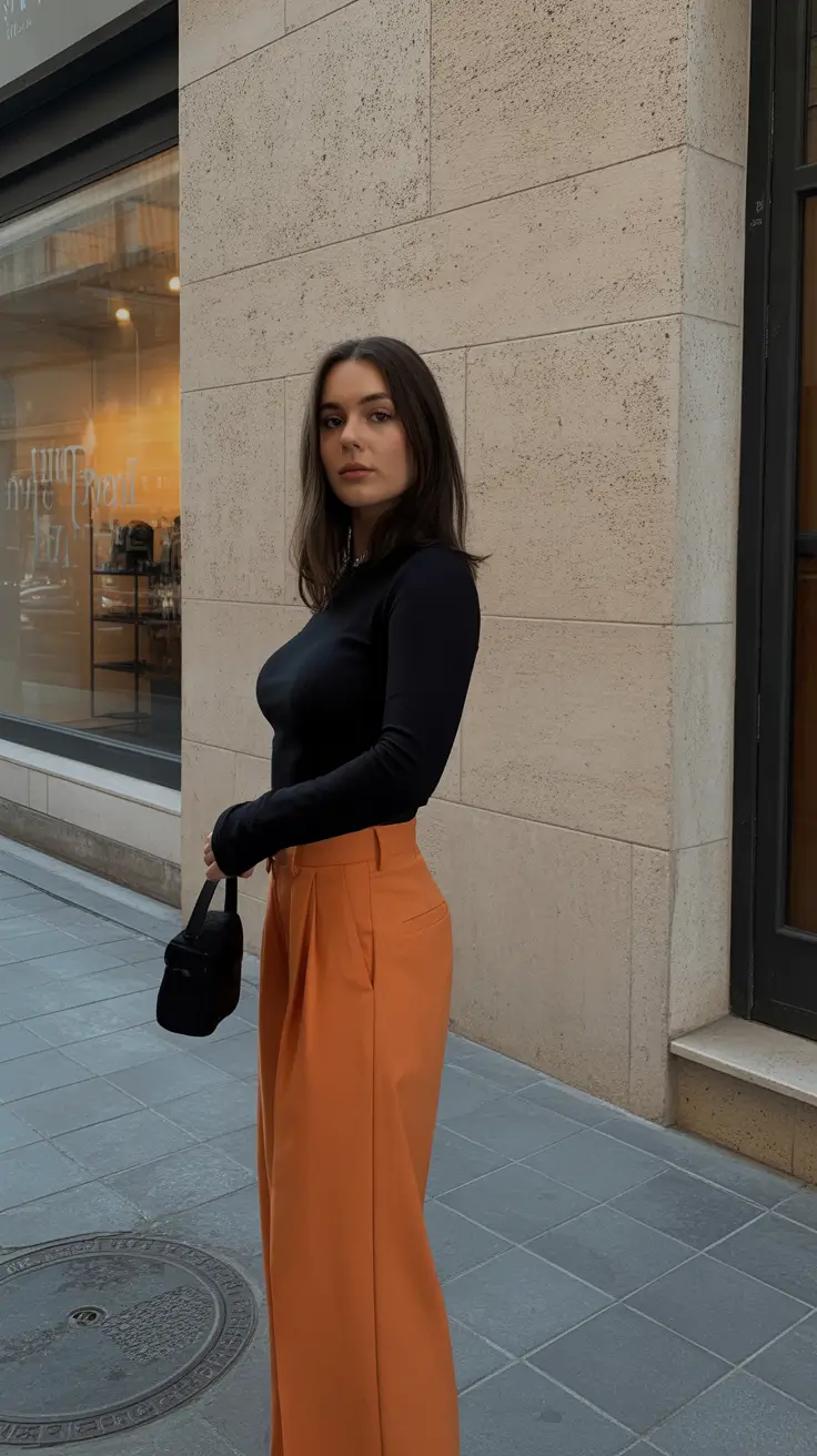 soft spring wardrobe hues 2026 Clean Monochrome Lines With a Soft Citrus Accent