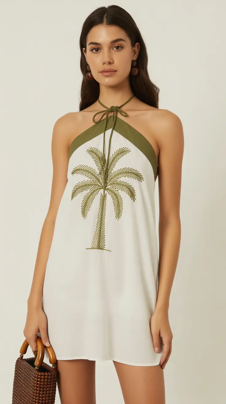 chic summer fashion outfits 2026 Tropical Minimalism with a Playful Twist