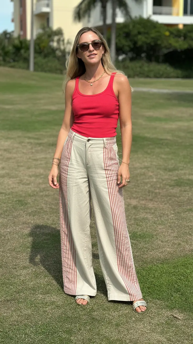 cute summer outfits for teens 2026 Smart Casual Summer Ease with Linen Pants