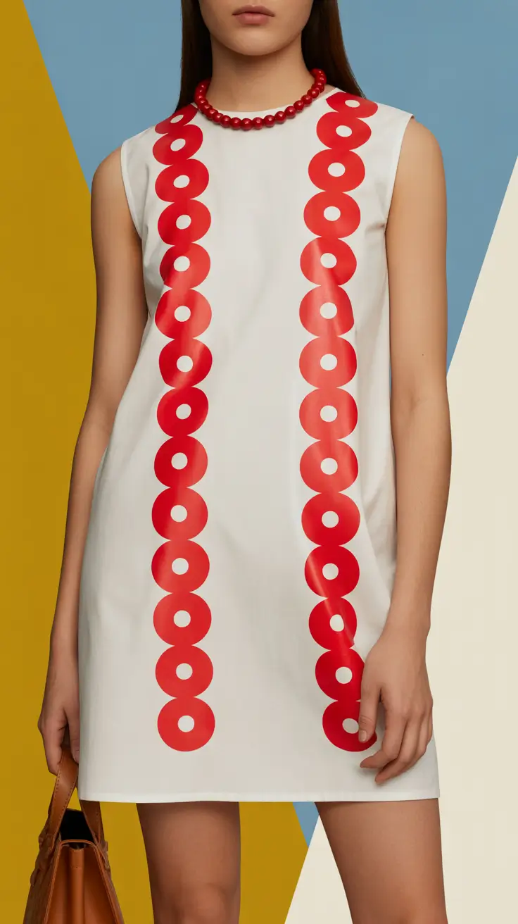 summer A-line sleeveless dresses Graphic Prints That Instantly Elevate Minimalism