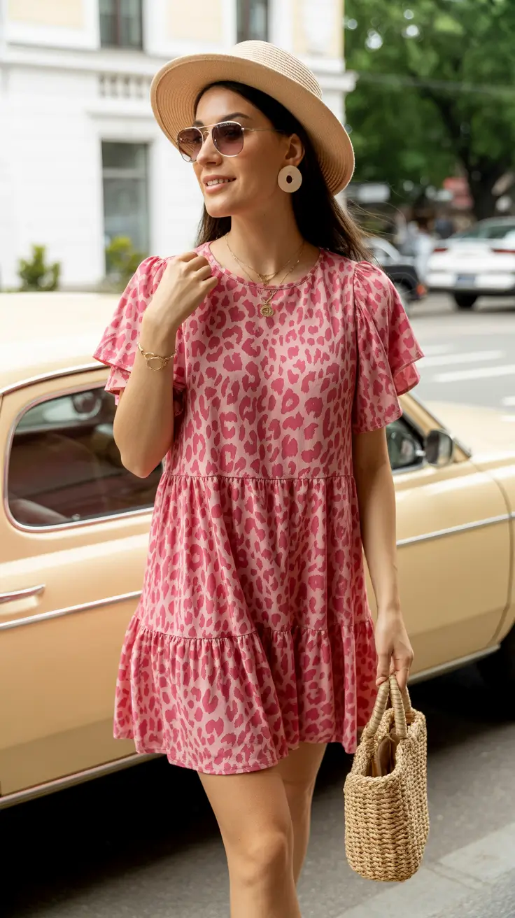 summer A-line sleeveless dresses Playful Prints for Easy Daytime Styling