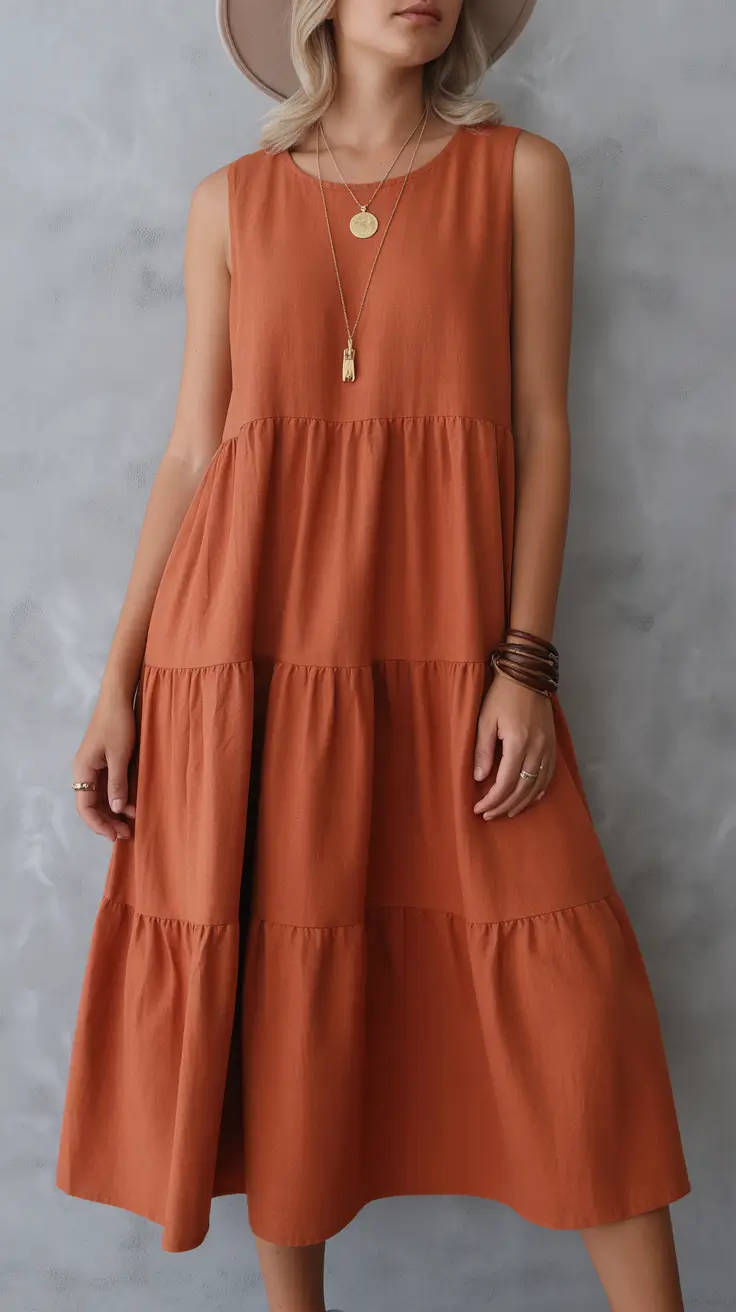 summer A-line sleeveless dresses Relaxed Volume for Effortless Everyday Dressing
