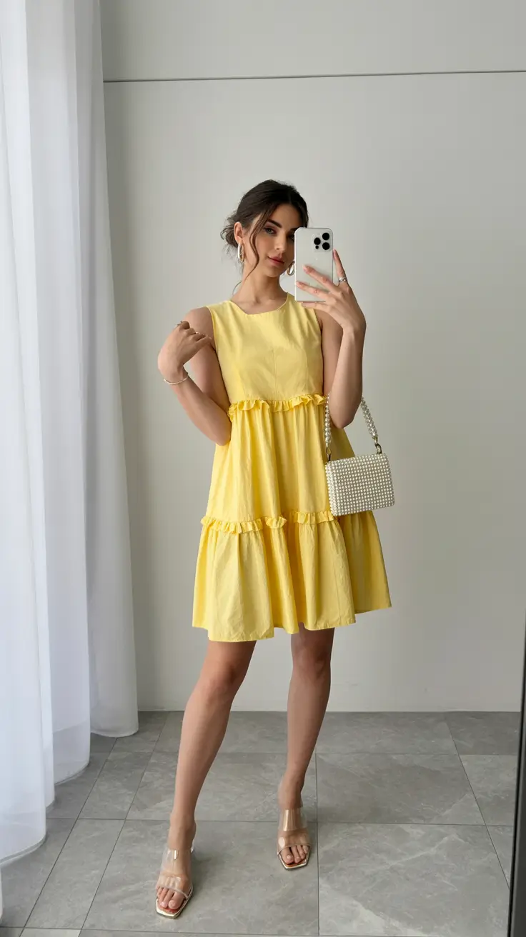 summer A-line sleeveless dresses Playful Volume and Modern Girl Energy