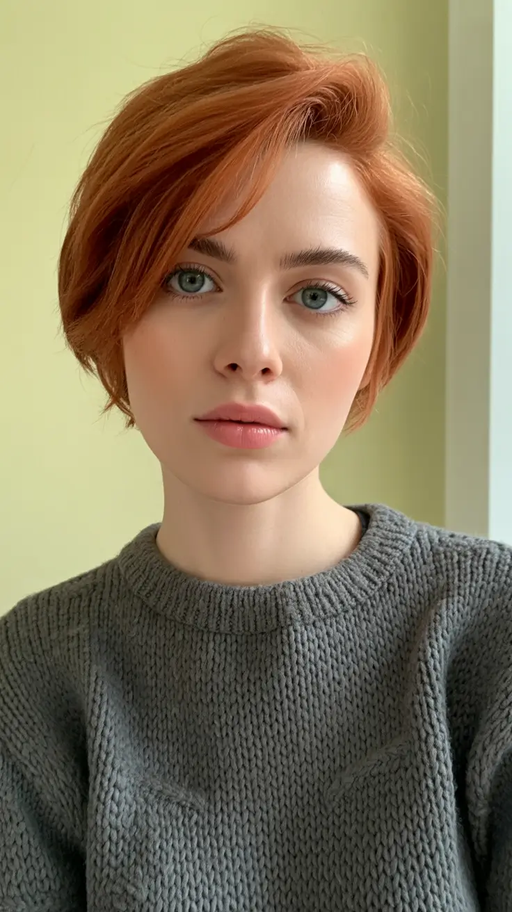 amazing spring short hairstyles 2026 Classic Short Auburn Pixie