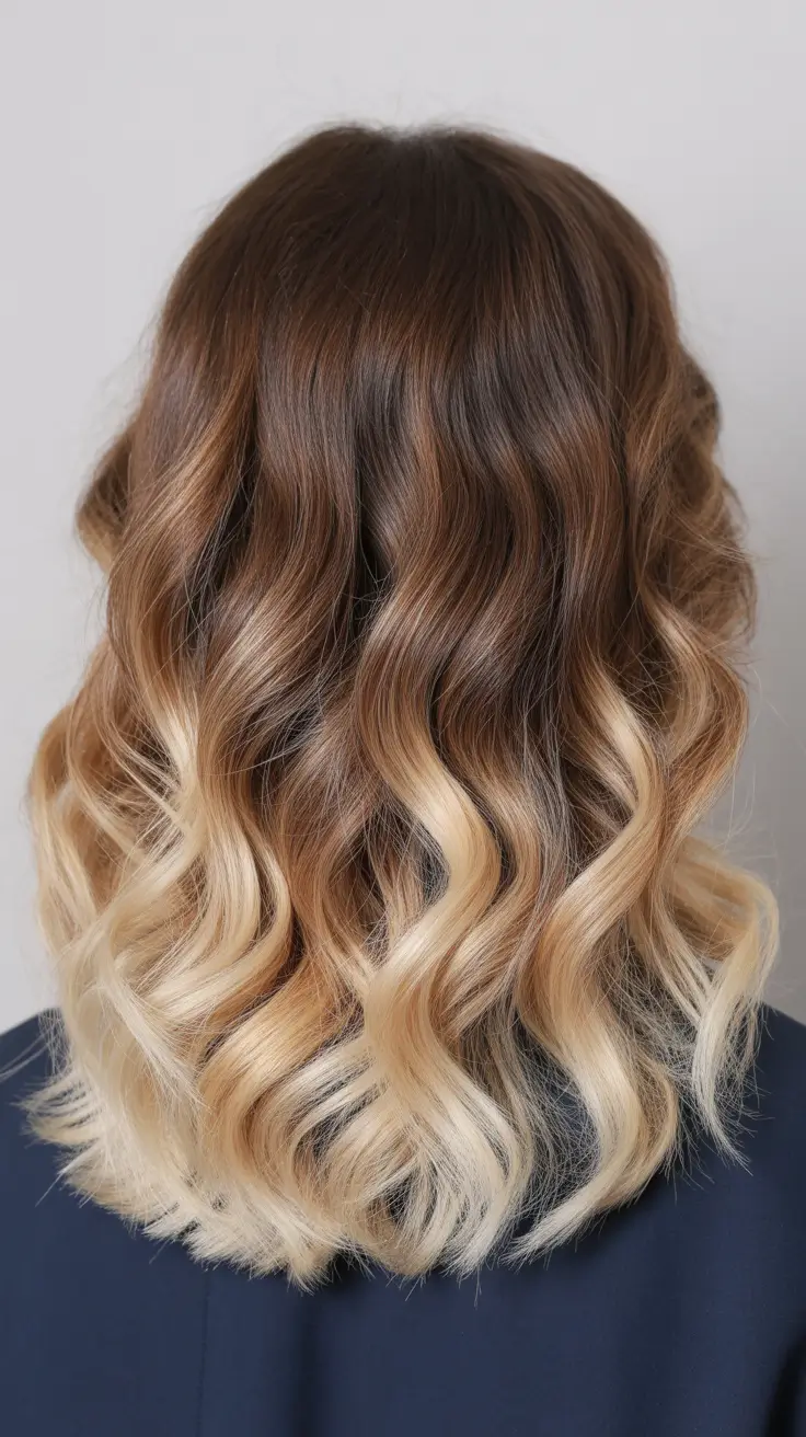 chic spring ombre hair color 2026 Soft Blonde Dip Ombre