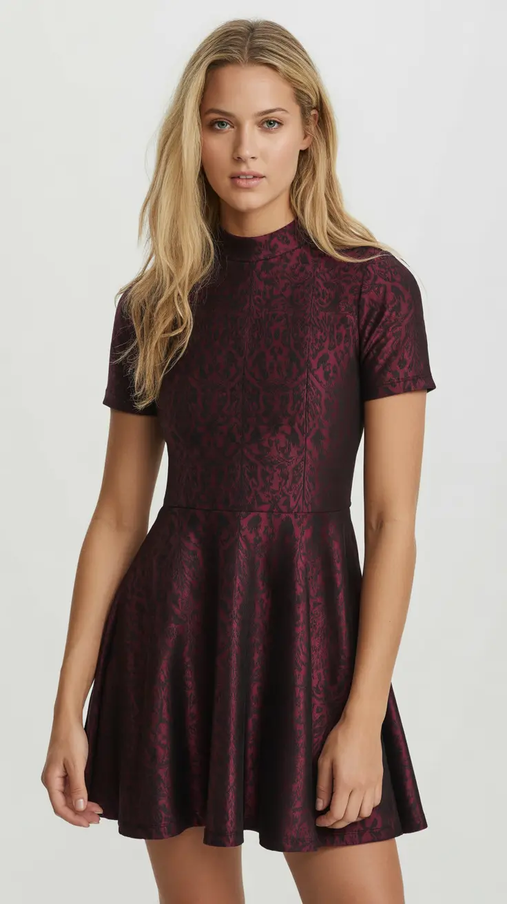 Comfy Every Day Spring Outfits 2026 - Deep Berry Elegance for Special Spring Moments