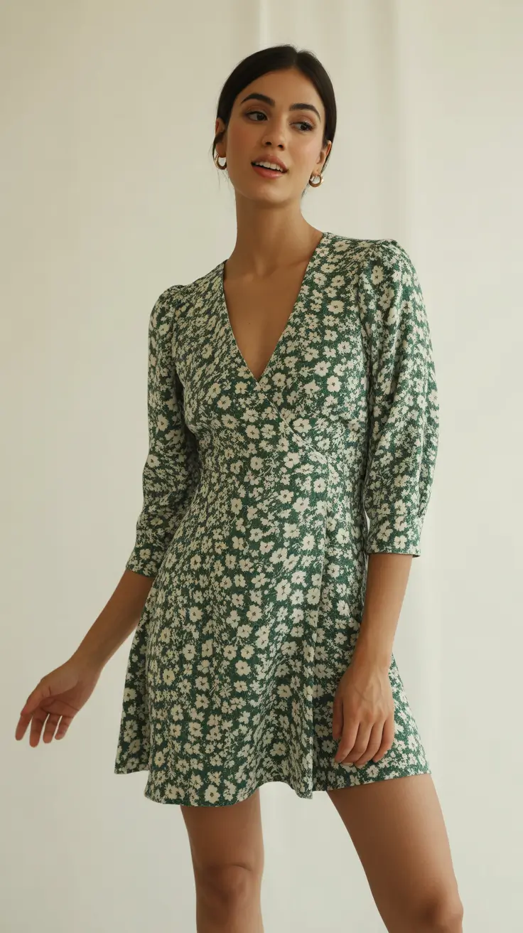 Comfy Every Day Spring Outfits 2026 - Fresh Floral Wraps for Lighthearted Spring Days