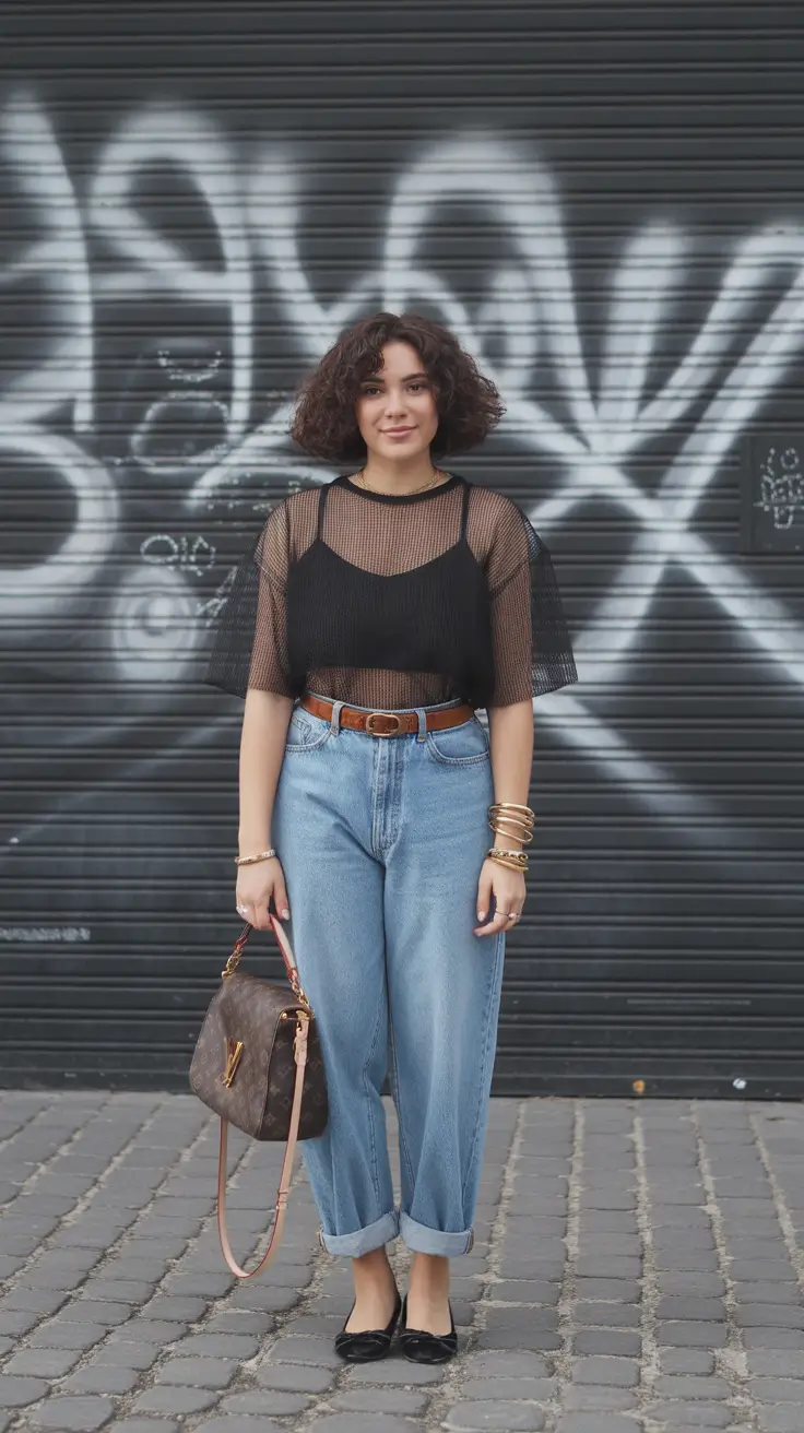 Comfy Every Day Spring Outfits 2026 - Edgy Layers for an Artistic Spring Twist