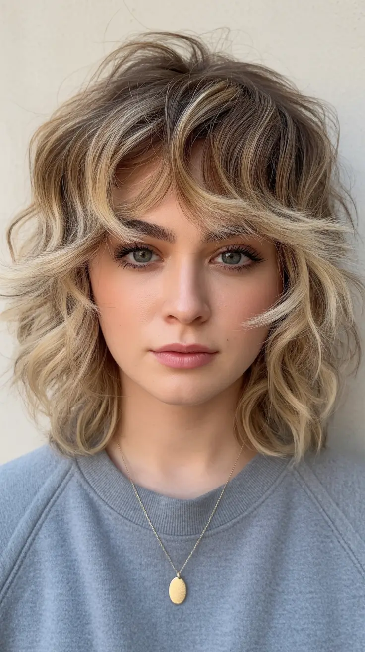 shag hairstyles Soft Blonde Shag With Airy Spring Movement