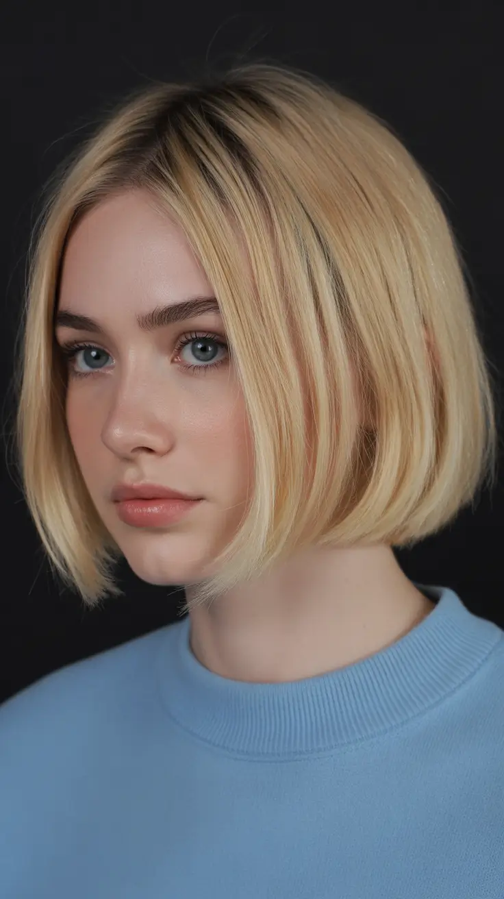 dreamy spring bob haircuts 2026 Buttercream Soft Bob - Air-Dried Blonde Ease