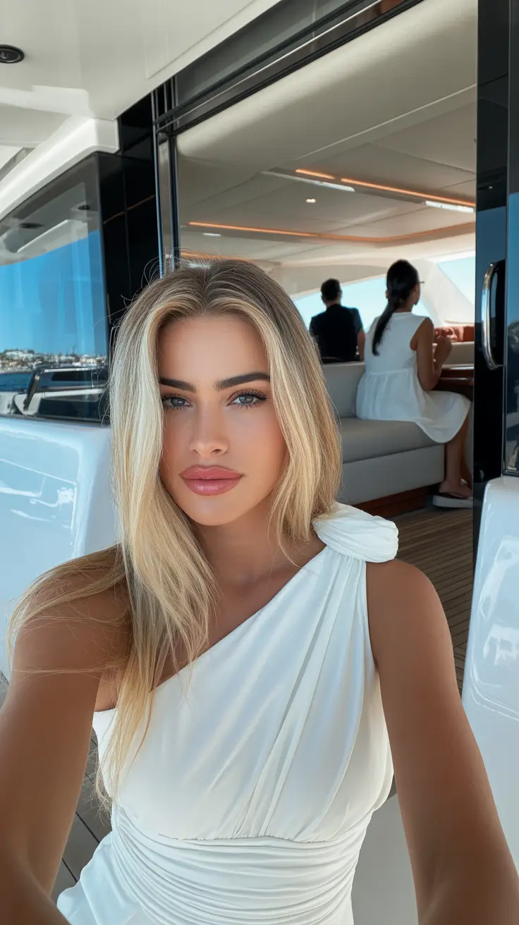 easy spring hair color ideas 2026 to look younger - Golden Seaside Blonde for a Sun-Lit Spring Refresh