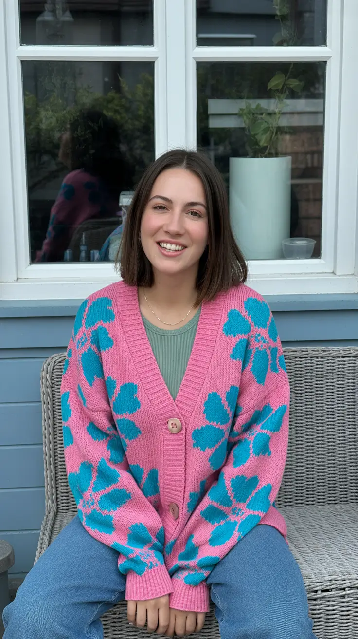 spring fashion outfits 2026 Playful Knit Positivity