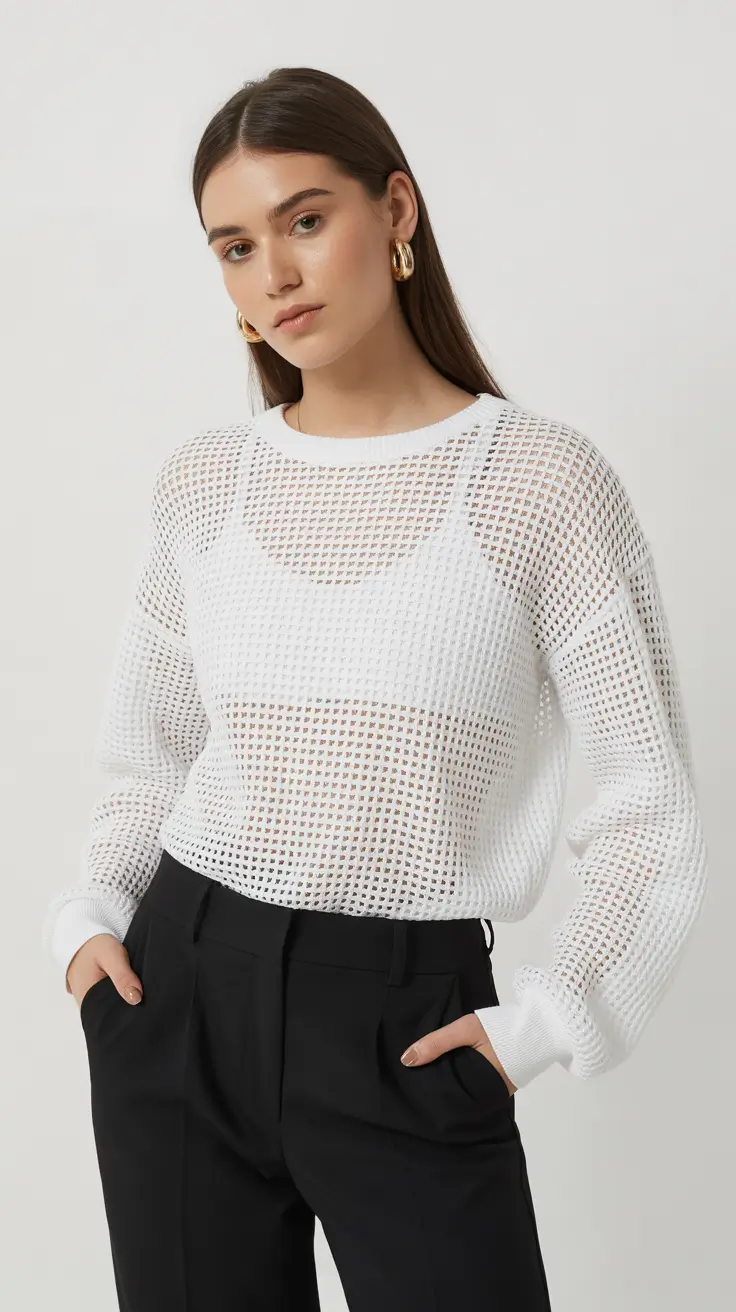 spring fashion outfits 2026 Mesh Modern Edge