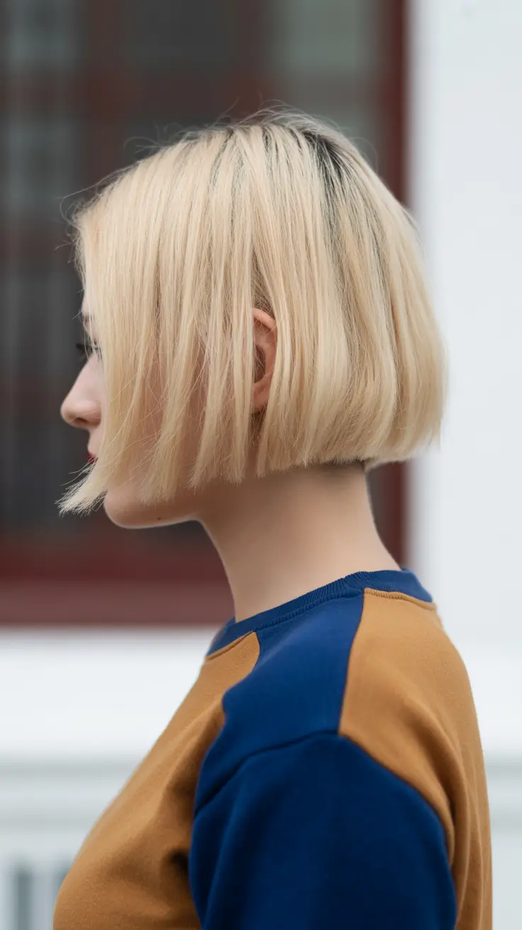 short blonde hair color ideas for spring structured butter blonde bob
