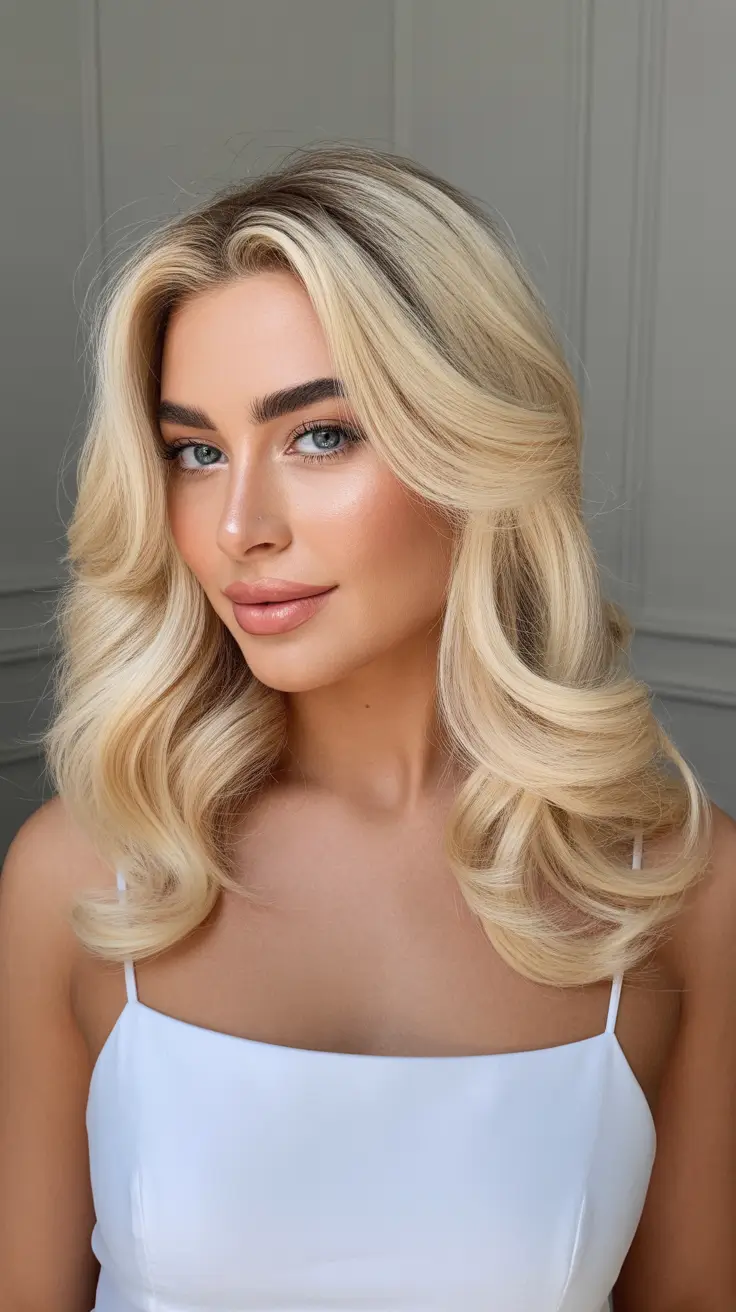 blonde hair color for spring warm honey waves