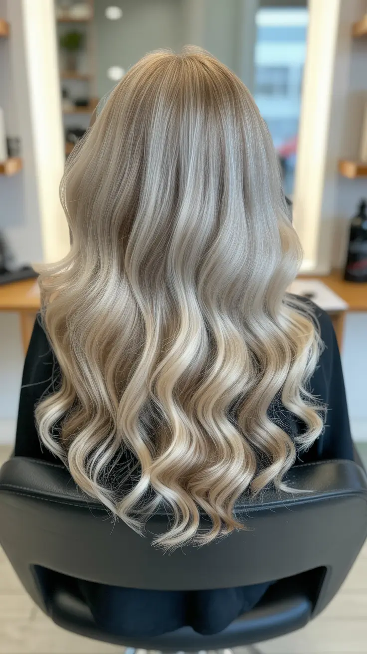 spring blonde hair color 2026 soft glossy blonde waves