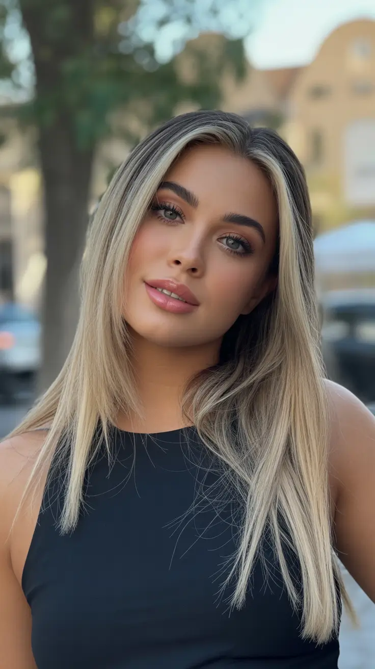 spring blonde hair color 2026 modern beige blonde layers