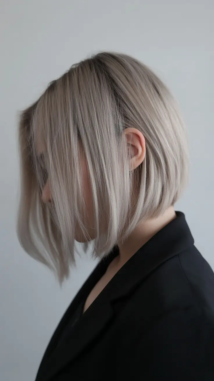 blonde spring hair color short ash blonde precision bob