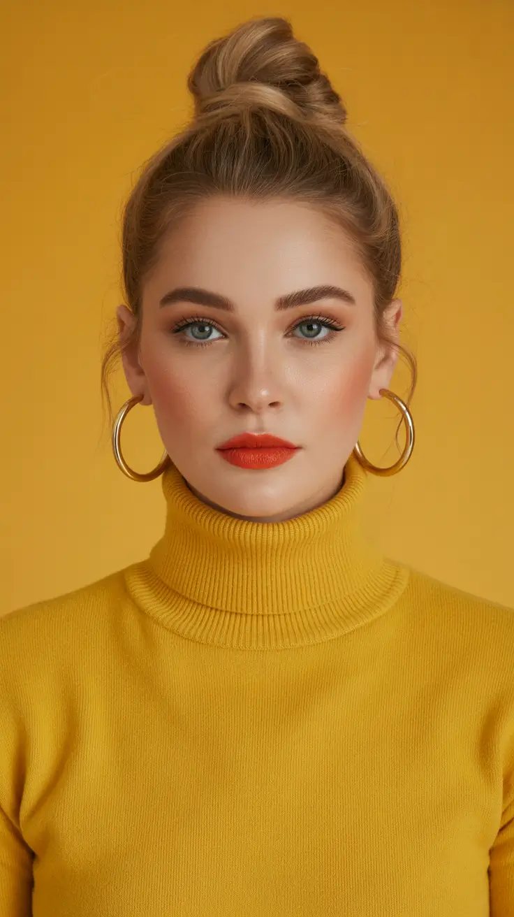 spring haircuts 2026 Polished Top Knot Minimal Style