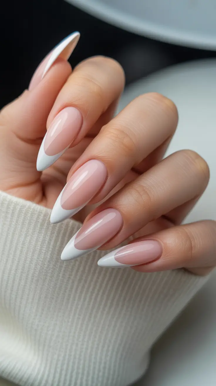 gorgeous spring wedding nails 2026 Timeless French Elegance for a Modern Spring Bride