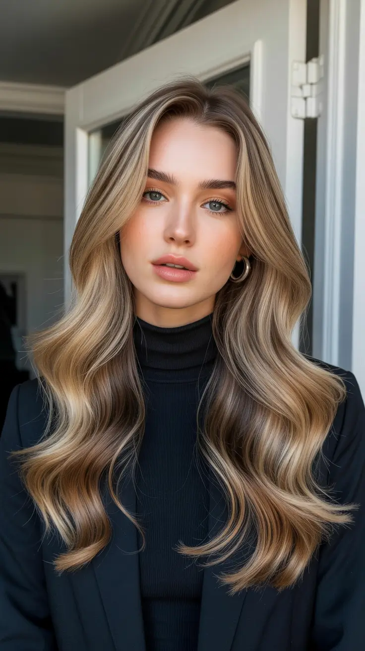 may hair color ideas Dimensional Beige Blonde Waves for Modern Soft Summer