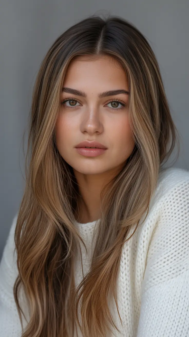 may hair color ideas Natural Light Brown Lengths with Subtle Spring Warmth