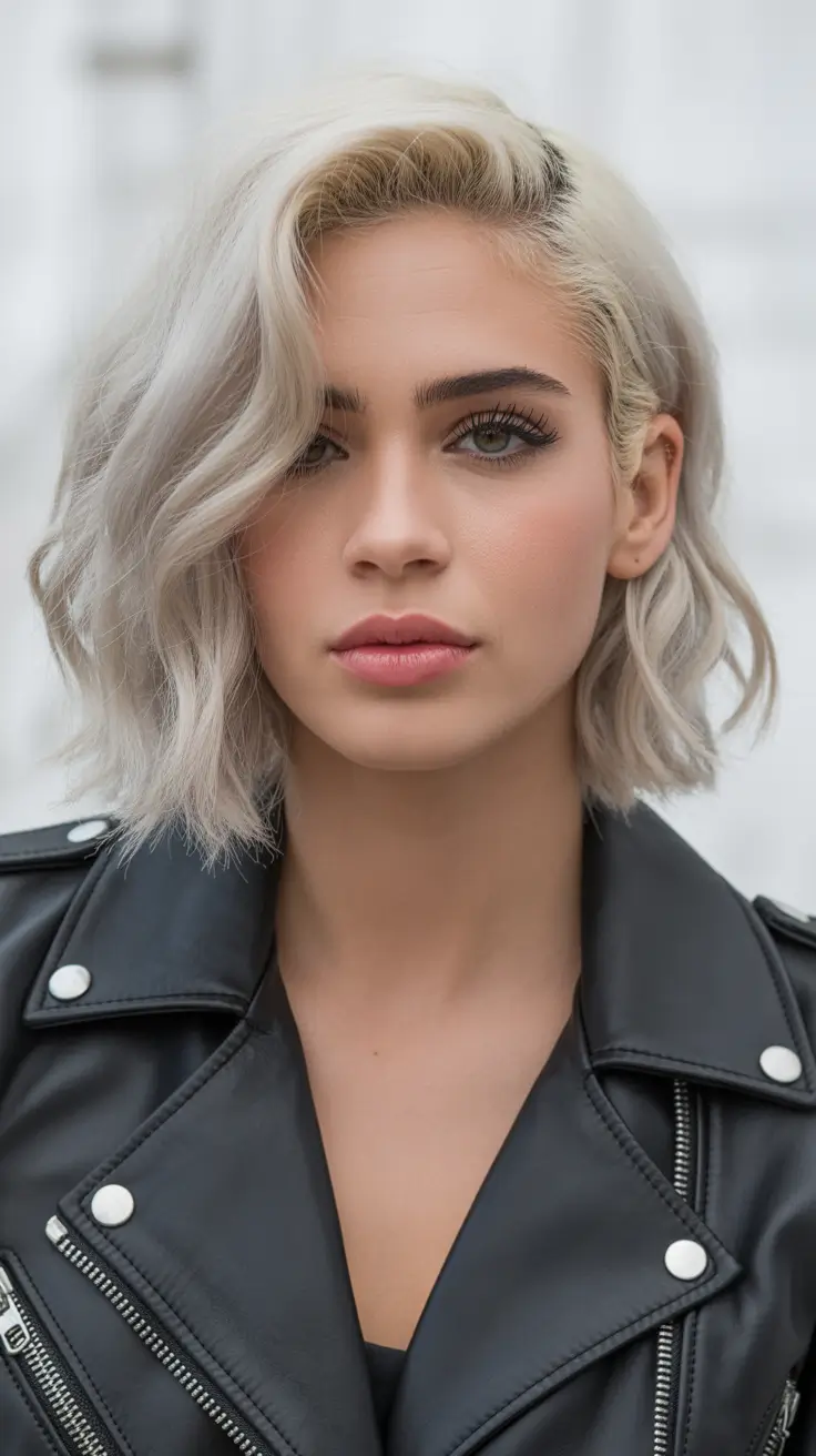 summer hair color for blondes 2026 dimensional Edgy Platinum Texture with Urban Summer Attitude