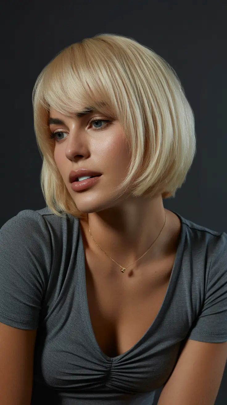 summer hair color for blondes 2026 dimensional Classic Cream Bob with Retro Softness