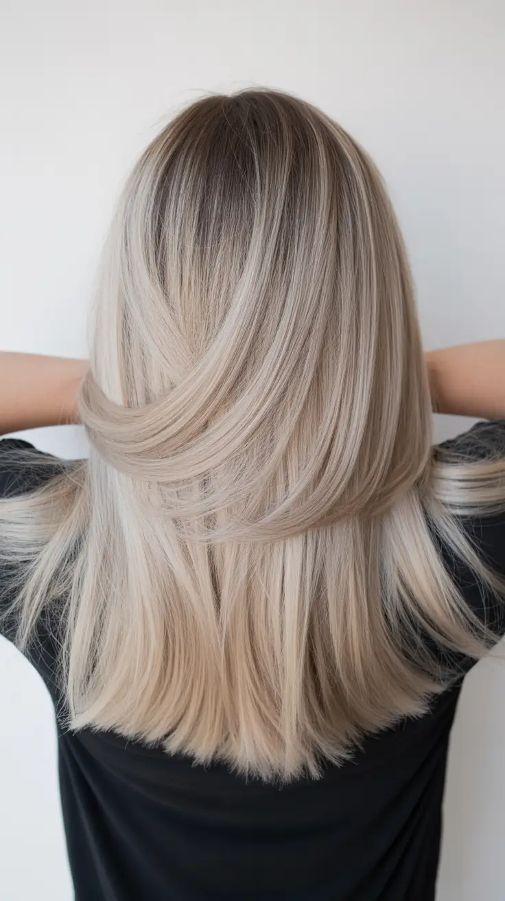 summer hair color for blondes 2026 dimensional Layered Cool Blonde Melt with Soft Balayage Flow