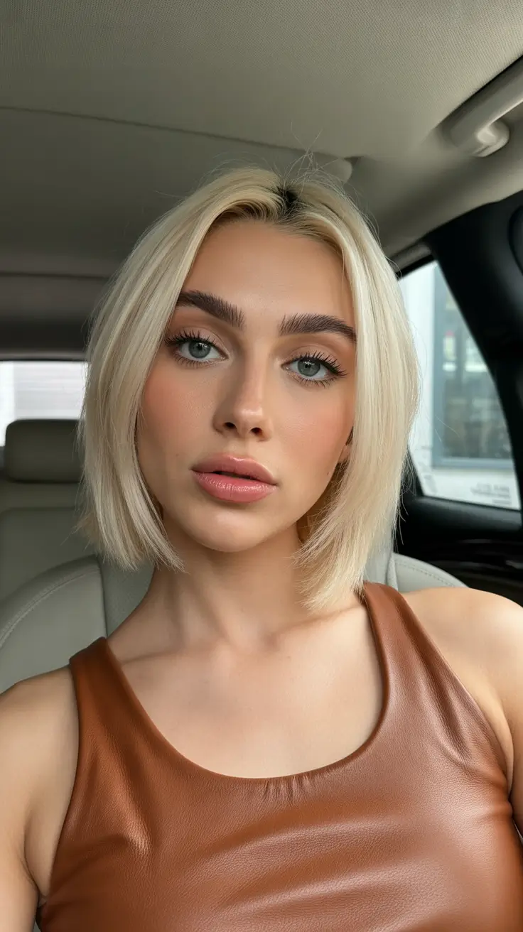 summer hair color for blondes 2026 dimensional Minimalist Ice Blonde with Clean Dimension