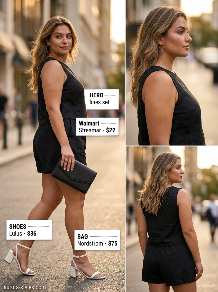 flattering curvy outfit summer for women 2026 outfit idea - fashion styling inspiration