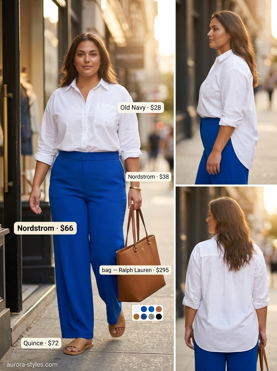 flattering curvy outfit summer for women 2026 outfit idea - fashion styling inspiration