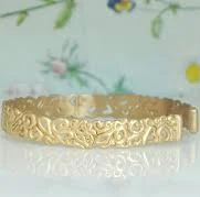 accessory 14k Solid Gold Cuff Bracelet, Wide Hand Engraved Floral Bangle, Open Bracelet, Unique Handmade Jewelry Gift for Her Etsy $1900