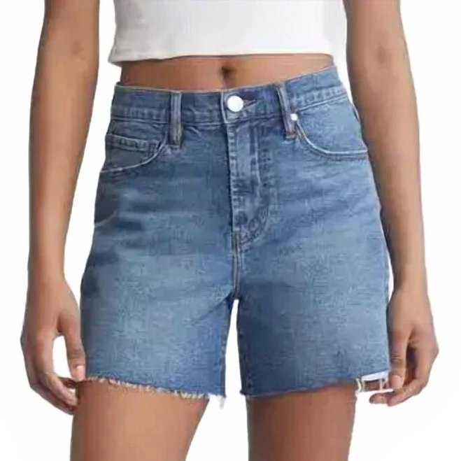 shorts 1822 Denim Women's Loose Frayed Hem Denim Shorts ShopSimon $37.7