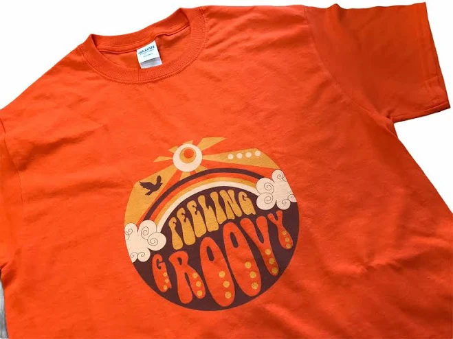 top 1970s Feeling Groovy T-Shirt Etsy - StanandGwyn $42.36