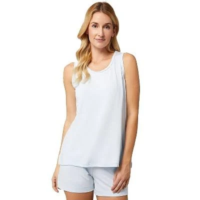 top 32 Degrees Women's Cool Relaxed Lightweight Moisture Wicking Anti Odor Knit Tank Top Shirt Target $11.95