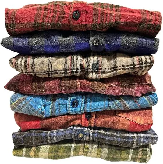 outerwear 90s Grunge Plaid Flannel Shirt Etsy - TheBeardedBee $45