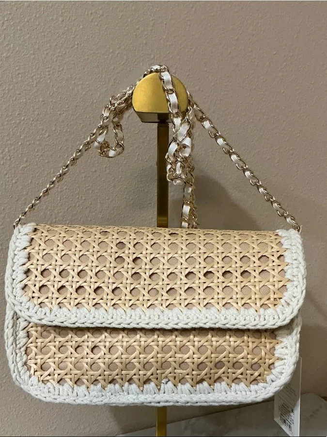 bag A New Day Straw Caning Crossbody Bag Target $30