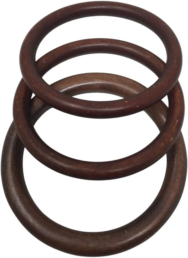 accessory A+ Stuff Women's Wooden Bangle Bracelets (Set of 3) aplusstuffstore $14