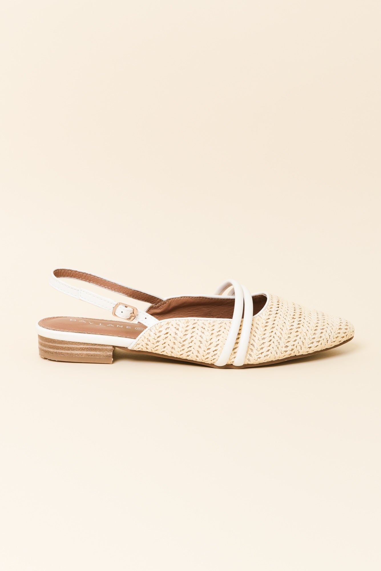 shoes Abby Cream Raffia Leather Slingback Mule 7 Cream Raffia Blue Bungalow US $105.95