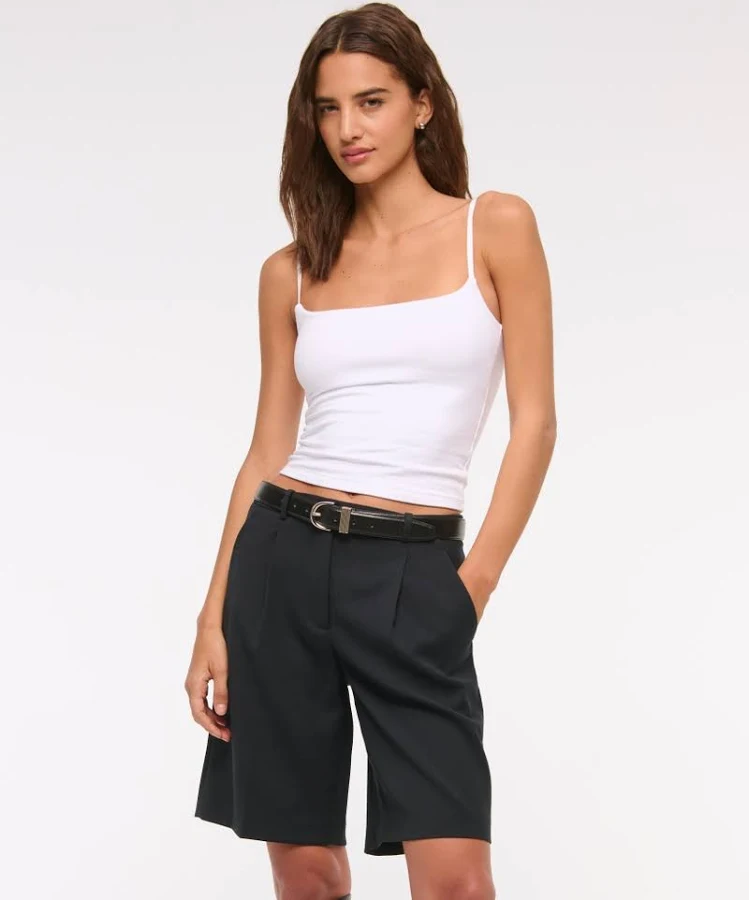 shorts Abercrombie & Fitch Women's Mid Rise Bermuda Shorts Abercrombie & Fitch $56