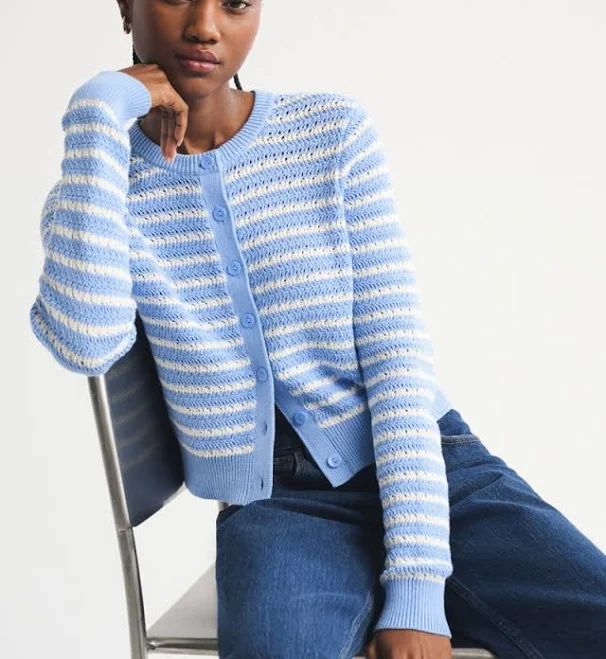 outerwear Abercrombie & Fitch Women's Shrunken Crew Cardigan Abercrombie & Fitch $85