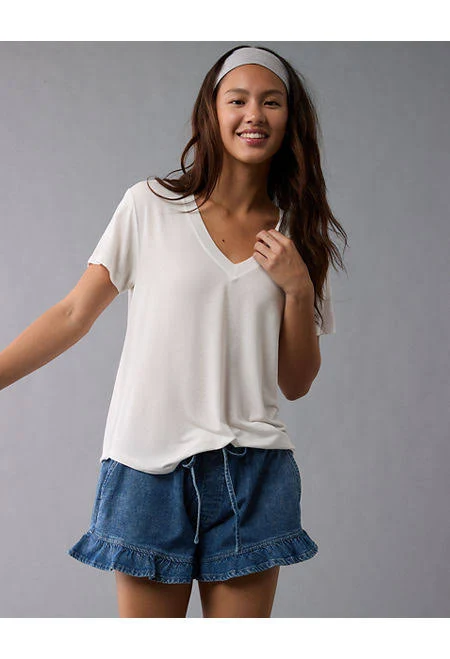 top AE Women's Soft & Sexy V-Neck T-Shirt American Eagle Outfitters $19.99