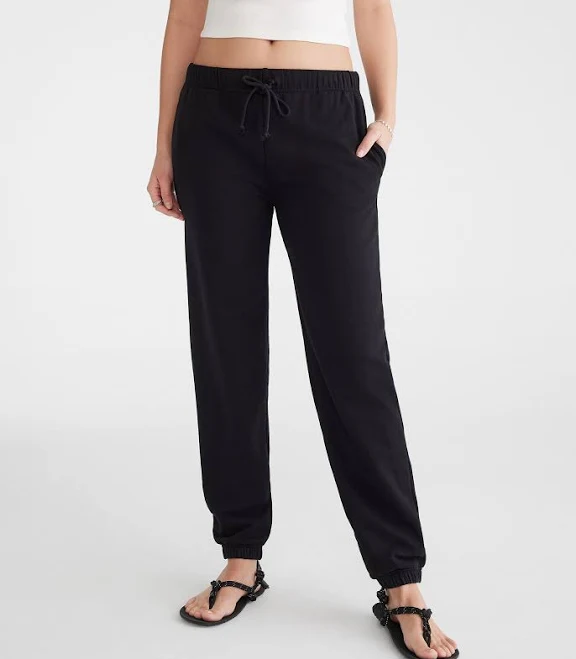 pants Aeropostale Women's Cloud Soft Slouchy High-Rise Jogger Sweatpants Aeropostale.com $24