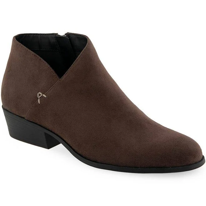 shoes Aerosoles Cayu Women's Boots Java Faux Suede Size Kohl's $59.4