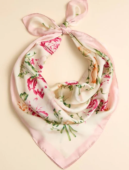 accessory Altar'd State Petal Silk Scarf Altar'd State $22