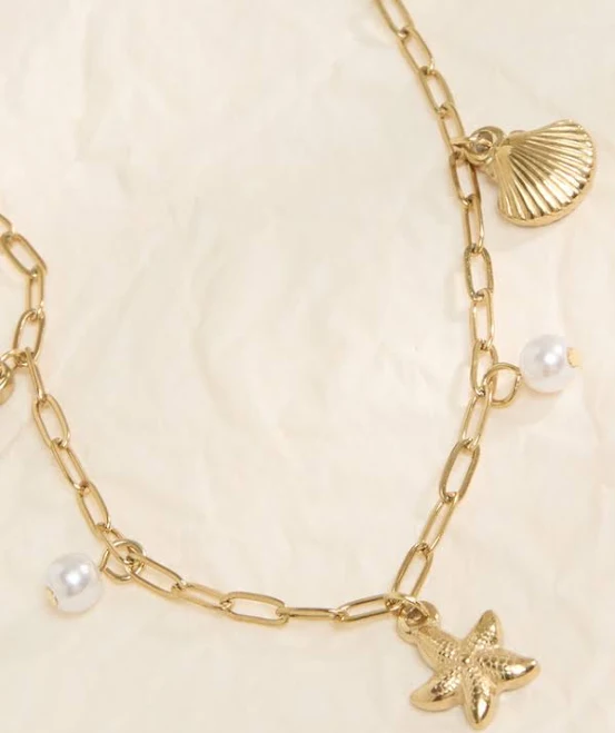 accessory Altar'd State Shell Charm Dangle Anklet Altar'd State $24