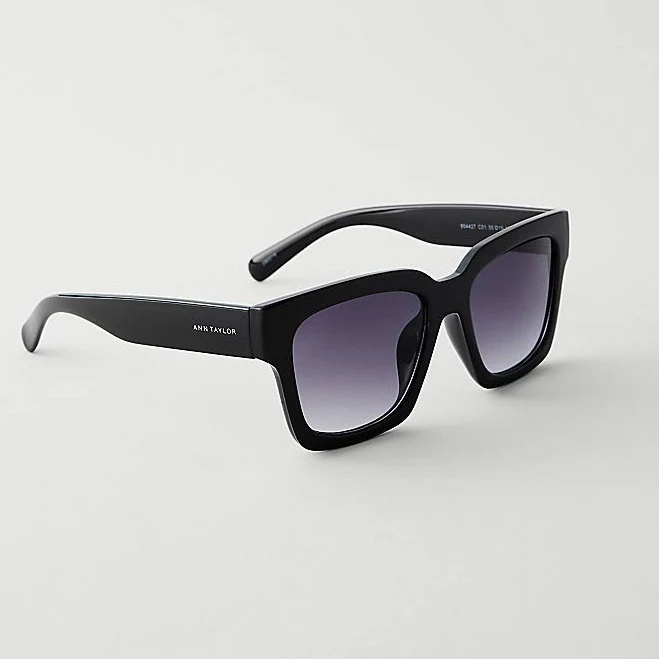 accessory Ann Taylor Women's Oversized Curved Square Sunglasses Ann Taylor $29.75