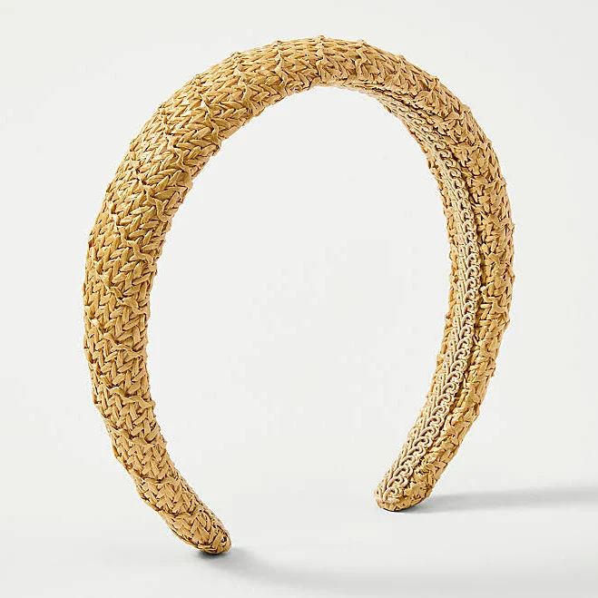 accessory Ann Taylor Women's Woven Straw Headband Ann Taylor $17.7